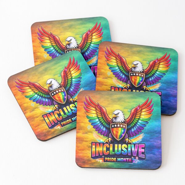 Item preview, Inclusive Pride Eagle – Celebrate Diversity designed and sold by MysticOzzy.