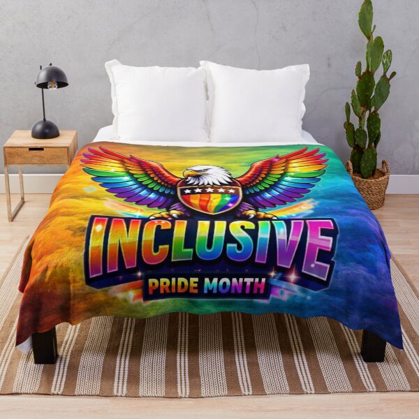 Item preview, Inclusive Pride Eagle – Celebrate Diversity designed and sold by MysticOzzy.