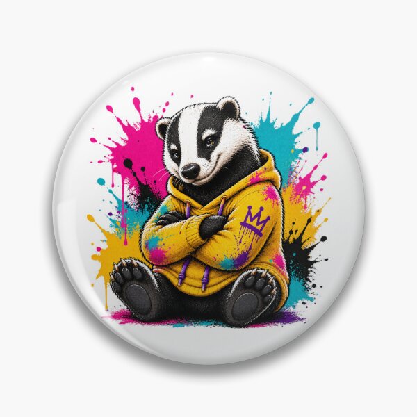 Item preview, Graffiti Badger designed and sold by Thor-stone.