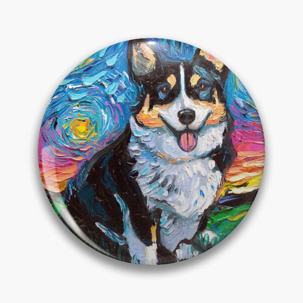 Item preview, Tri Color Corgi Night designed and sold by AjaTrier.