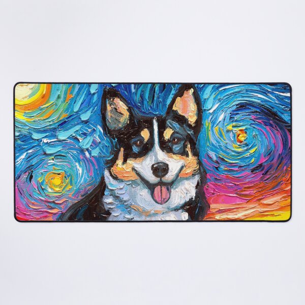Item preview, Tri Color Corgi Night designed and sold by AjaTrier.