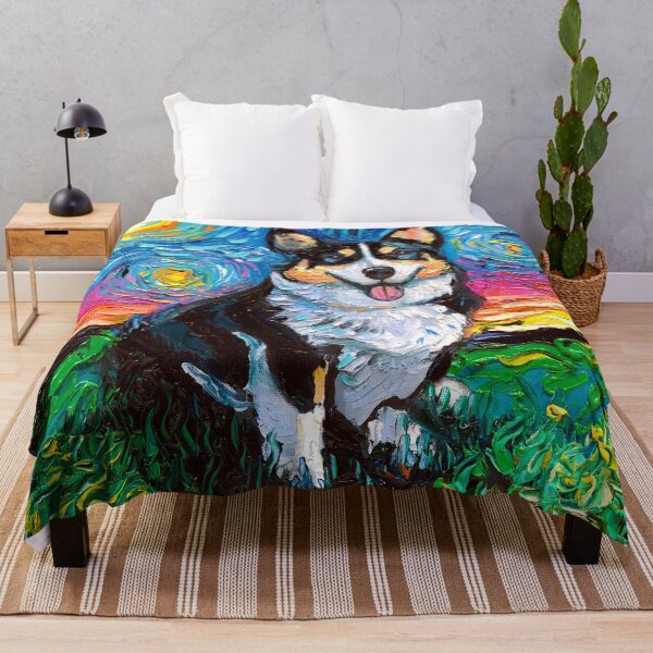 Item preview, Tri Color Corgi Night designed and sold by AjaTrier.