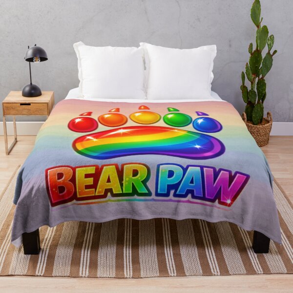 Item preview, Radiant Bear Paw – Pride in Every Step designed and sold by MysticOzzy.
