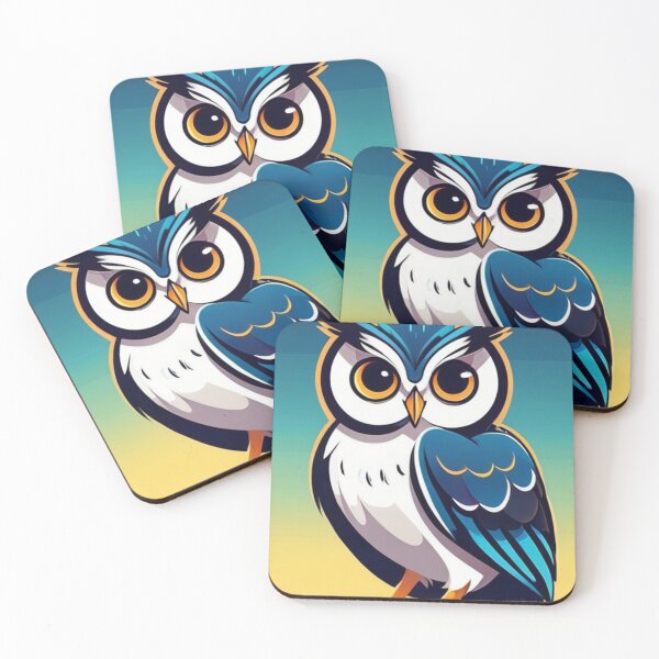 Item preview, Art - Contemporary Owl, Colorful Graphic Pattern designed and sold by World-Pets.