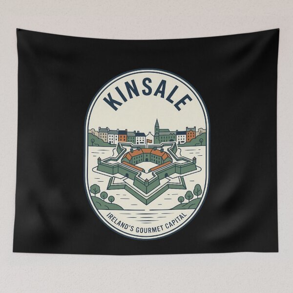 Item preview, Kinsale Ireland Charles Fort Vintage Travel Emblem designed and sold by k3rstman1.
