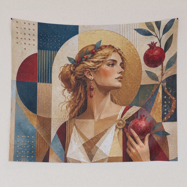 Item preview, Norse goddess Idunn painting. designed and sold by GalleryKauffeld.
