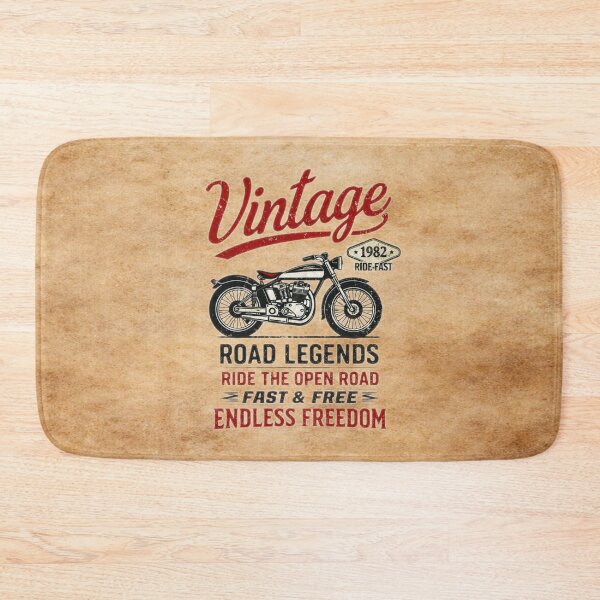 Item preview, Vintage Road Legends – Endless Freedom Motorcycle Poster designed and sold by MysticOzzy.