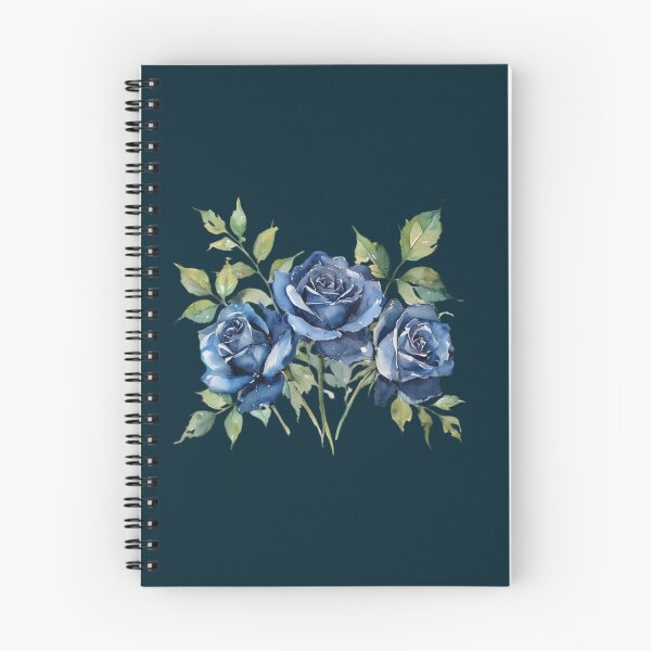 Item preview, Blue Rose Bouquet Watercolor Floral Illustration designed and sold by SweetLilith.