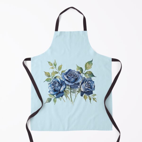 Item preview, Blue Rose Bouquet Watercolor Floral Illustration designed and sold by SweetLilith.