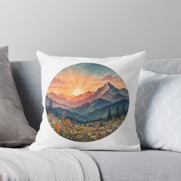 Item preview, Mountain sunrise designed and sold by trendspatterns.