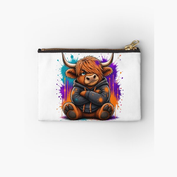Item preview, Graffiti Highland Cow designed and sold by Thor-stone.