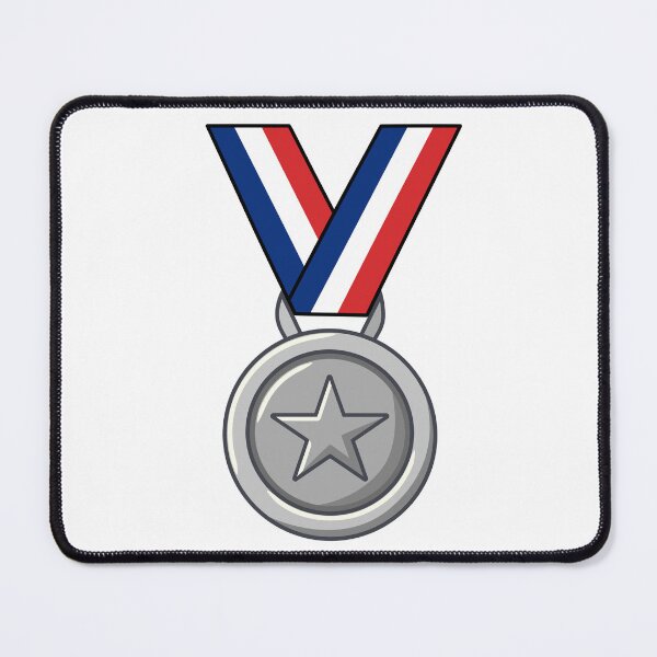 Item preview, Silver Medal Star Runner Up Award Vector designed and sold by Anne97s.
