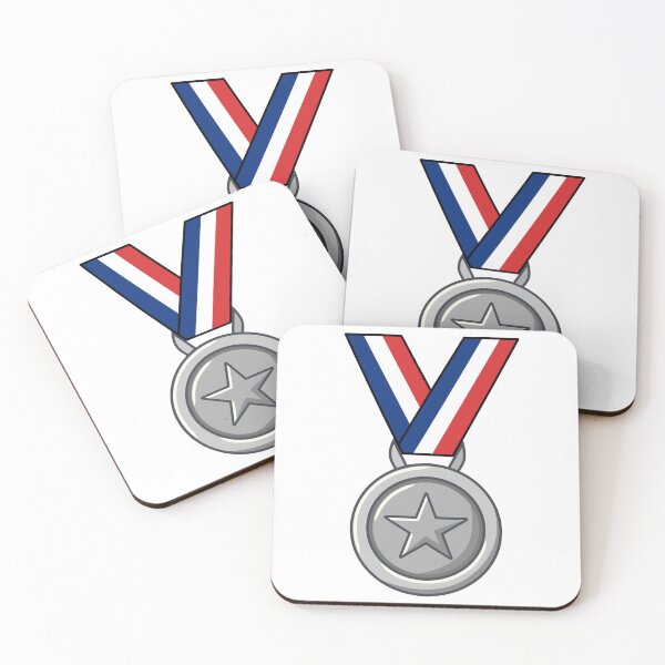 Item preview, Silver Medal Star Runner Up Award Vector designed and sold by Anne97s.