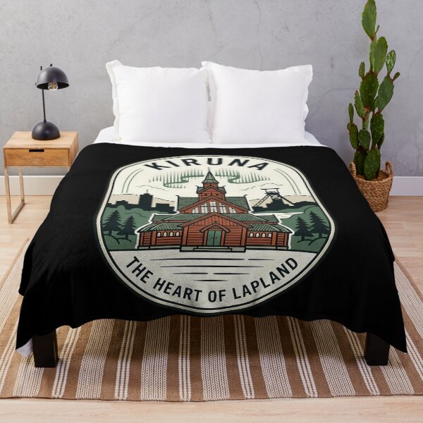 Item preview, Kiruna Lapland Sweden Vintage Travel Emblem designed and sold by k3rstman1.