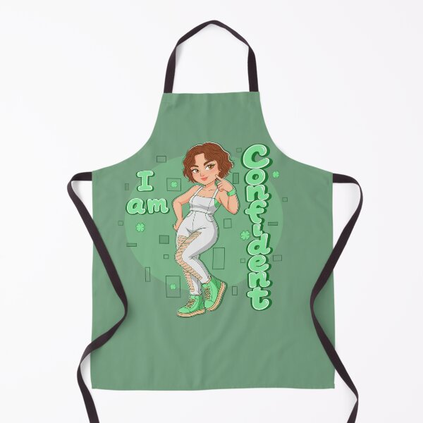 Item preview, I Am Confident – Cute Fitness Girl Aesthetic Cartoon Illustration” designed and sold by IMYNO.