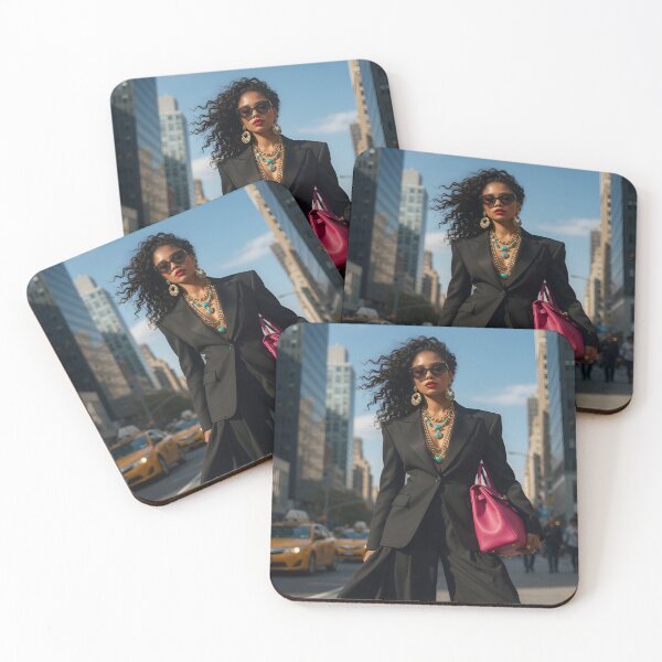 Item preview, Beautiful stylish woman in black designed and sold by Sofiko Morena.