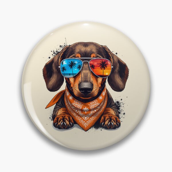 Item preview, COOL BROWN DACHSHUND designed and sold by BKDIGITALSHOP.