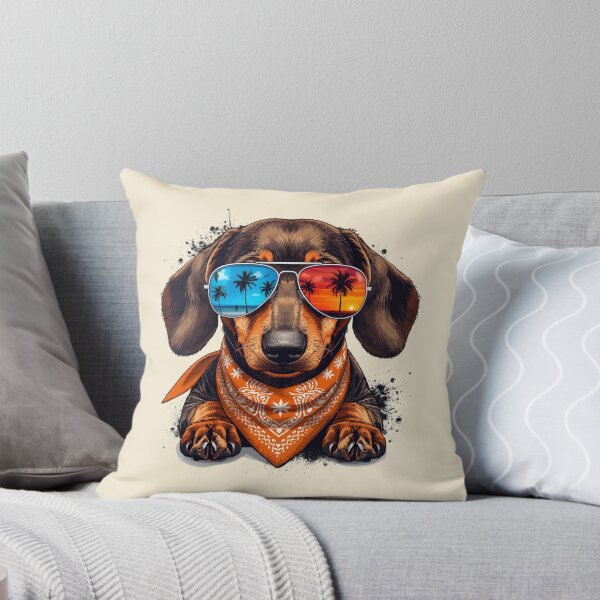 Item preview, COOL BROWN DACHSHUND designed and sold by BKDIGITALSHOP.