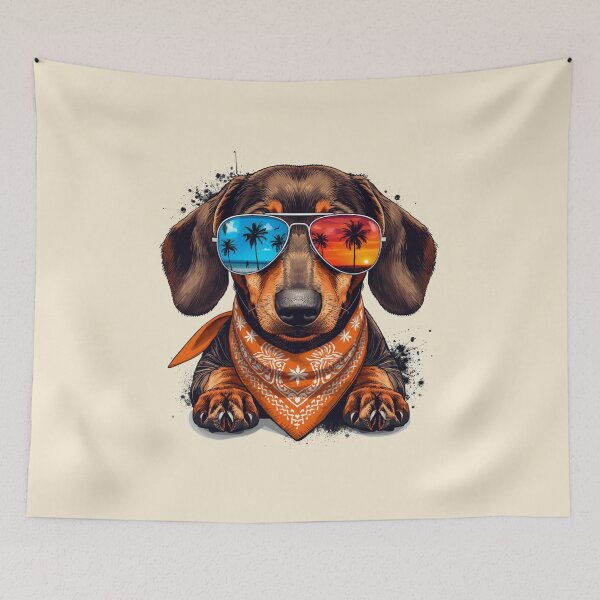 Item preview, COOL BROWN DACHSHUND designed and sold by BKDIGITALSHOP.