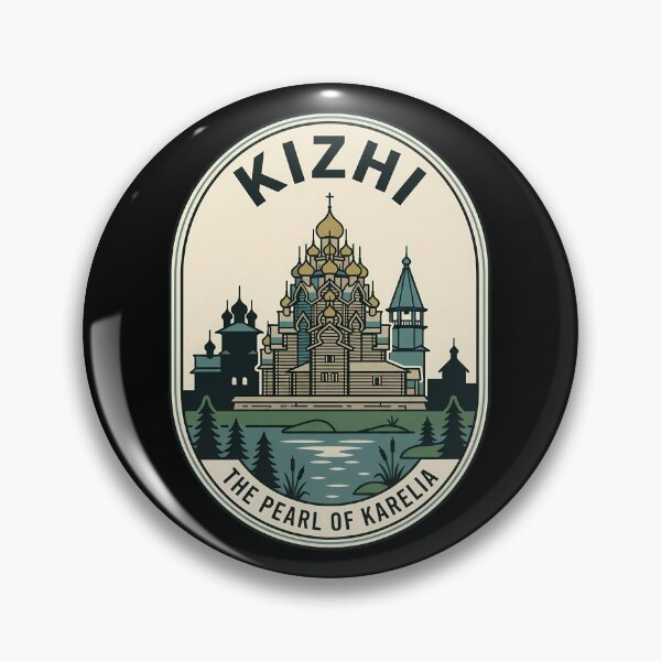 Item preview, Kizhi The Pearl of Karelia Vintage Travel Emblem designed and sold by k3rstman1.