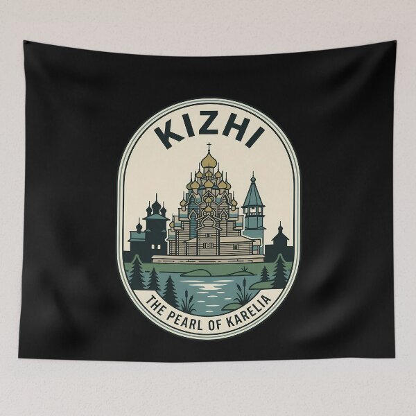 Item preview, Kizhi The Pearl of Karelia Vintage Travel Emblem designed and sold by k3rstman1.
