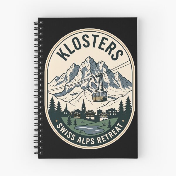 Item preview, Klosters Switzerland Mountain Vintage Travel Emblem designed and sold by k3rstman1.