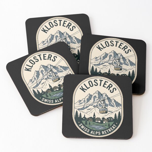 Item preview, Klosters Switzerland Mountain Vintage Travel Emblem designed and sold by k3rstman1.
