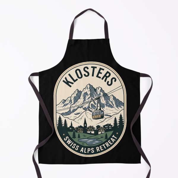 Item preview, Klosters Switzerland Mountain Vintage Travel Emblem designed and sold by k3rstman1.