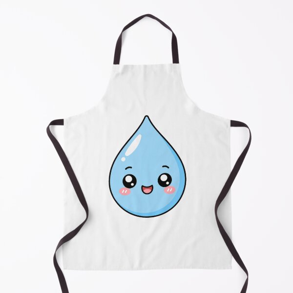 Item preview, Cute Kawaii Water Drop Happy Smiling Cartoon Character designed and sold by Seculinator.