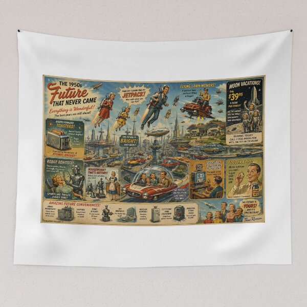 Item preview, The 1950s Future designed and sold by LoudMouthArt.
