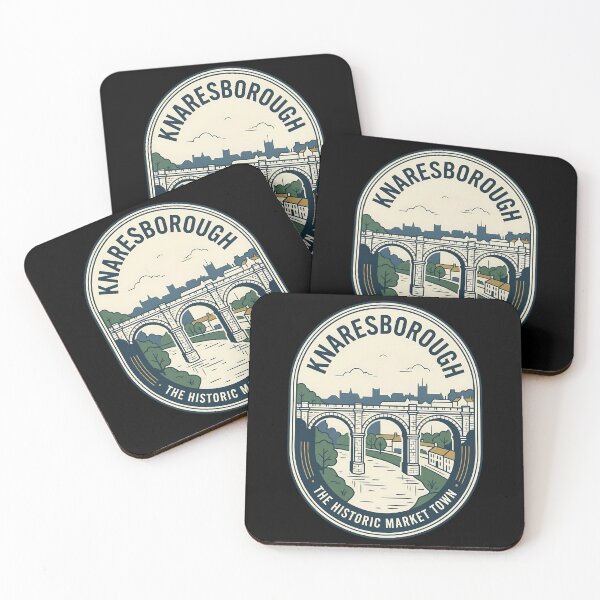 Aperçu de l'œuvre Emblème de voyage vintage du viaduc de Knaresborough, Yorkshire créée et vendue par k3rstman1.