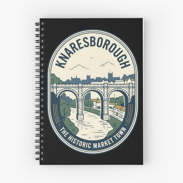 Item preview, Knaresborough Yorkshire Viaduct Vintage Travel Emblem designed and sold by k3rstman1.