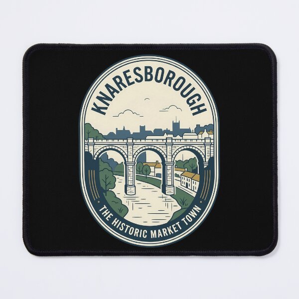 Item preview, Knaresborough Yorkshire Viaduct Vintage Travel Emblem designed and sold by k3rstman1.