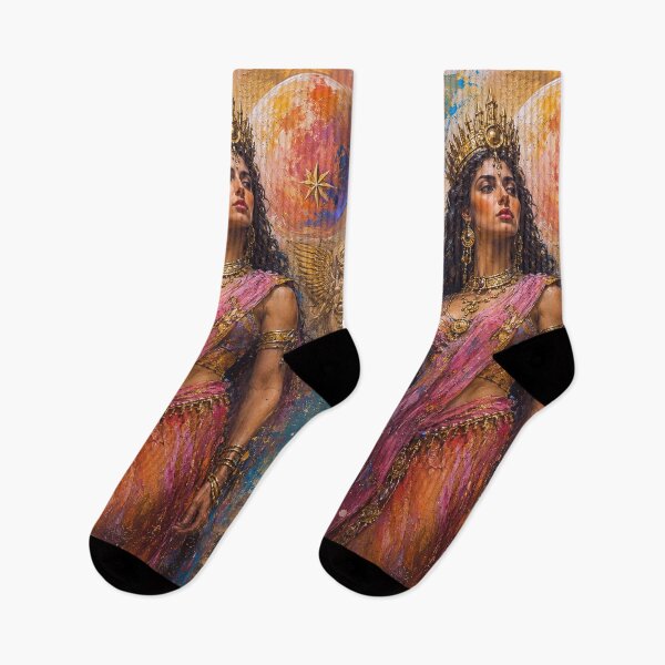 Item preview,  Inanna, Sumerian goddess of love and fertility painting. designed and sold by GalleryKauffeld.