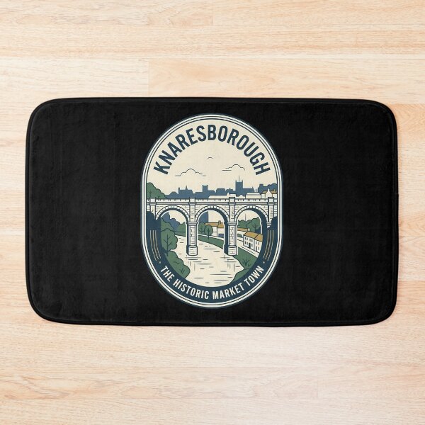 Item preview, Knaresborough Yorkshire Viaduct Vintage Travel Emblem designed and sold by k3rstman1.