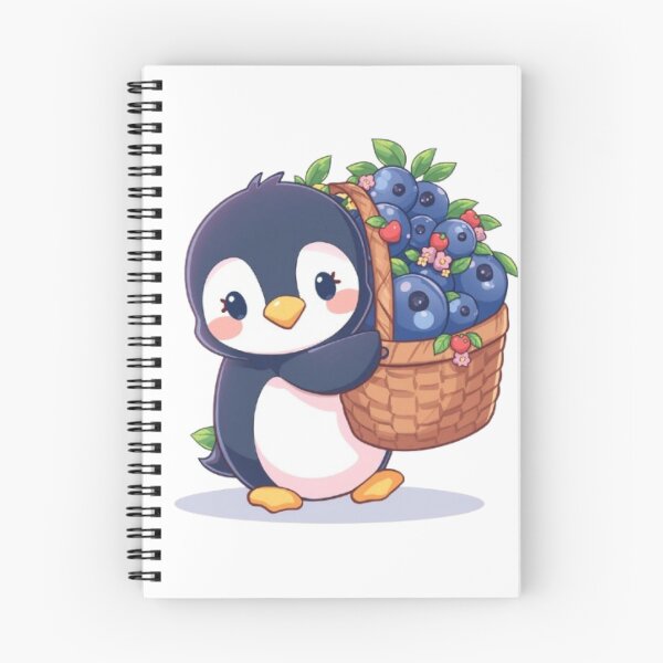 Item preview, Cute Blueberry Penguin Kawaii Sticker | Adorable Berry Lover Gift designed and sold by Stylestickers55.