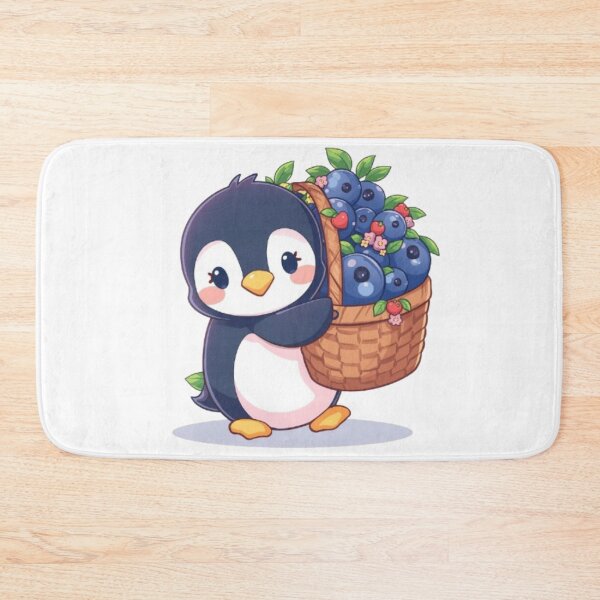 Item preview, Cute Blueberry Penguin Kawaii Sticker | Adorable Berry Lover Gift designed and sold by Stylestickers55.