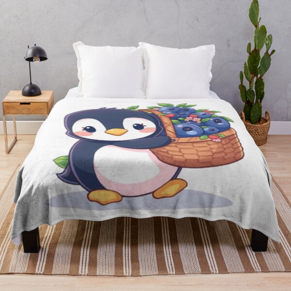 Item preview, Cute Blueberry Penguin Kawaii Sticker | Adorable Berry Lover Gift designed and sold by Stylestickers55.