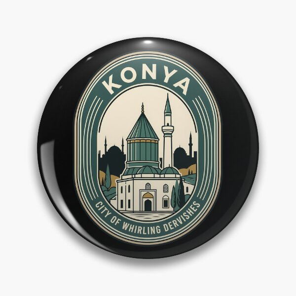 Item preview, Konya Turkey Vintage Travel Emblem Mevlana Museum designed and sold by k3rstman1.