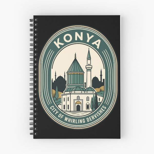 Item preview, Konya Turkey Vintage Travel Emblem Mevlana Museum designed and sold by k3rstman1.