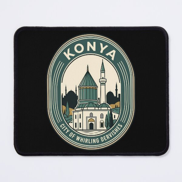 Item preview, Konya Turkey Vintage Travel Emblem Mevlana Museum designed and sold by k3rstman1.