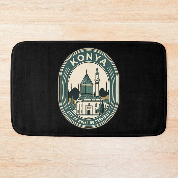 Item preview, Konya Turkey Vintage Travel Emblem Mevlana Museum designed and sold by k3rstman1.