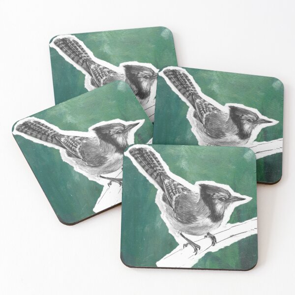 Item preview, Songbird on a Branch – Hand Drawn Bird Art Painting designed and sold by Iconic shop.