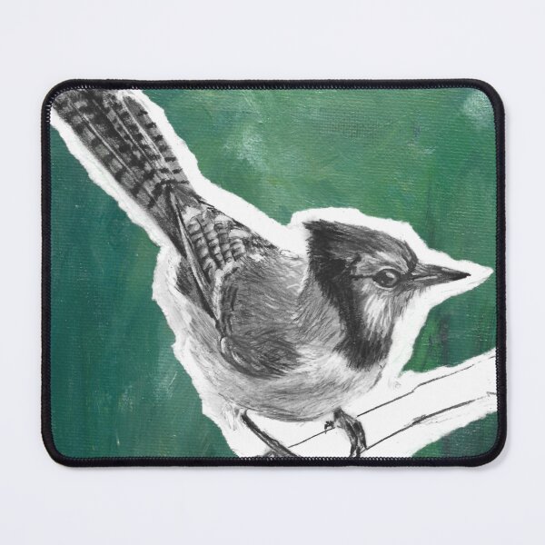 Item preview, Songbird on a Branch – Hand Drawn Bird Art Painting designed and sold by Iconic shop.