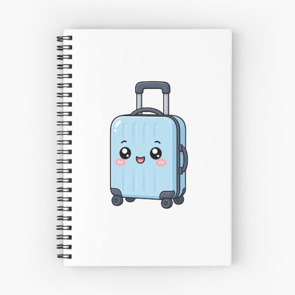 Item preview, Cute Kawaii Suitcase Happy Smiling Travel Luggage Character designed and sold by Seculinator.