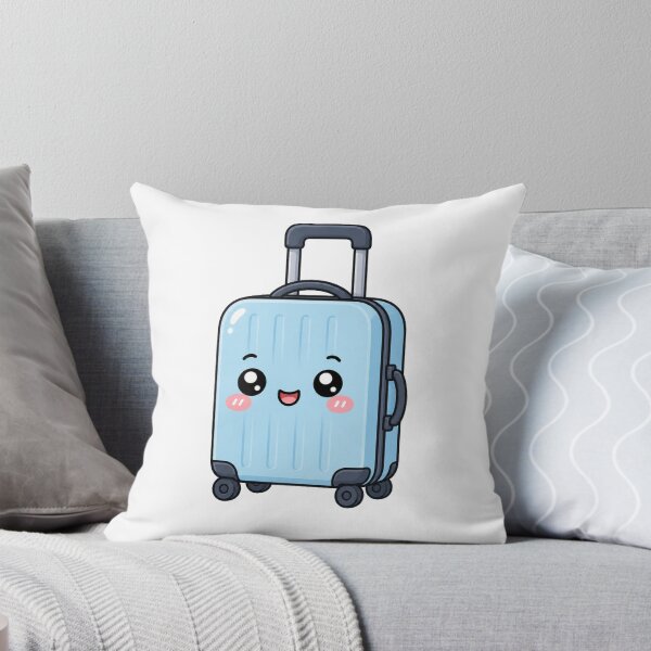 Item preview, Cute Kawaii Suitcase Happy Smiling Travel Luggage Character designed and sold by Seculinator.