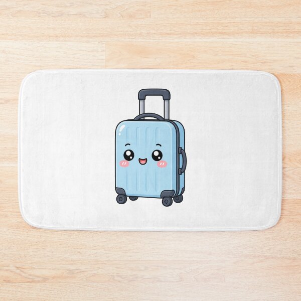 Item preview, Cute Kawaii Suitcase Happy Smiling Travel Luggage Character designed and sold by Seculinator.