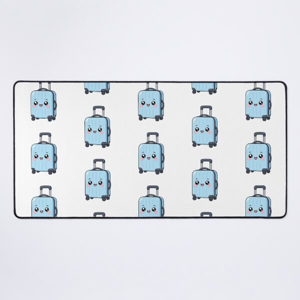 Item preview, Cute Kawaii Suitcase Happy Smiling Travel Luggage Character designed and sold by Seculinator.