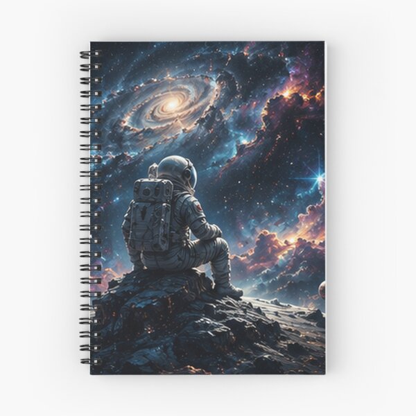Item preview, Astronaut Sitting in Galactic Void designed and sold by HollowOakPrints.