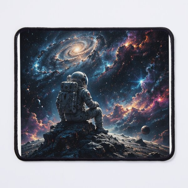 Item preview, Astronaut Sitting in Galactic Void designed and sold by HollowOakPrints.